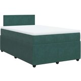 Box spring krevet s madracem tamnozeleni 120x200 cm baršunasti | shoptok.hr