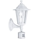 Eglo laterna 5 spoljna zidna lampa/1, e27, senzor, bela | Eponuda.com