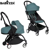 BABYZEN yoyo² otroški voziček 2v1 newborn pack 0+ aqua (black frame)