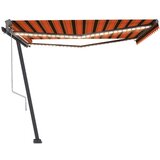  Automatska tenda sa senzorom LED 450 x 300 cm narančasto-smeđa | shoptok.hr