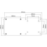 Icybox VESA nosilec za Intel NUC računalnike 75x75 in 100x100mm IB-MSA103-VM | Shoptok.si