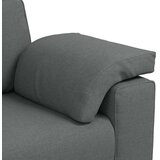  3-delni kavč s blazinami, temno siva tkanina, (22054294) | Shoptok.si