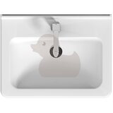 Jika H8104220001041 Cubito 55 x 42 cm pravokotni stenski keramični umivalnik z odprtino za armaturo | Shoptok.si