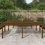  Vrtni stol boja meda 203,5 x 100 x 76 cm od masivne borovine | shoptok.hr