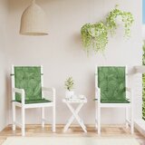 vidaXL Blazine za stole 2 kosa vzorec listja blago | Shoptok.si