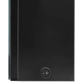 vidaXL LED kopalniška omarica z ogledalom sijoče črna 80x12x68 cm | Shoptok.si