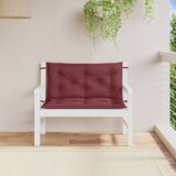  Jastuci za vrtnu klupu 2 kom Crvena vina 100x50x7 cm tkanina | Eponuda.com