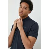 Hugo Bombažen polo mornarsko modra barva | Shoptok.si