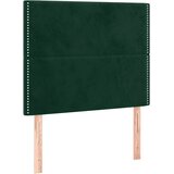  Okvir za krevet bez madraca tamnozeleni 100x200 cm baršunasti | shoptok.hr