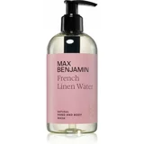 Max Benjamin French Linen Water tekoče milo za roke in telo 300 ml