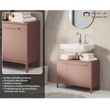 Germania Smeđi ormarić za ispod umivaonika u mat dekoru 80x59 cm Laurino – | shoptok.hr