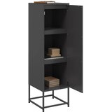  Visoka komoda crna 36x39x123 cm čelična | Eponuda.ba