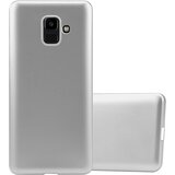 Cadorabo Case, združljiv s Samsungom v kovinskem srebru - zaščitni pokrov, narejen iz fleksibilnega silikona TPU, (20590103) Cene