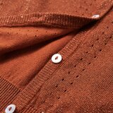  Dječji kardigan pleteni boja konjaka 140 | shoptok.hr