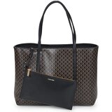Calvin Klein Jeans Nakupovalne torbe AOP SMALL TOTE Črna | Shoptok.si