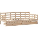 vidaXL Dnevna postelja s predali 80x200cm trdna borovina | Shoptok.si
