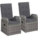  9-dijelni vrtni blagovaonski set s jastucima sivi | shoptok.hr