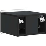  Noćni ormarić za montažu na zid 2 pcs Crna 33 x 34 5 x 24 cm | shoptok.hr