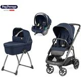  Peg perego® otroški voziček 3v1 veloce™ lounge blue shine