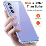 Techsuit Shockproof Clear Silicone prozoren ovitek odporen na udarce za Samsung Galaxy A35 5G | Shoptok.si