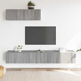  3-dijelni set TV ormarića boja hrasta sonome konstruirano drvo | Eponuda.com