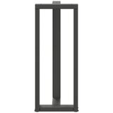 Noge za barski stol T-oblika 2 kom antracit 50x35x(100-101) cm čelik | shoptok.hr