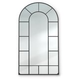 Casa Chic Archway francosko stensko ogledalo, okvir iz aluminija, 46 x 86 cm | Shoptok.si