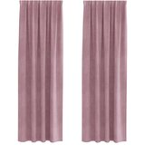 vidaXL Zavjese Tamno ružičasta Poliester 140 x 260 cm Dekorativni umetci | shoptok.hr
