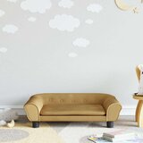 vidaXL Otroški kavč rjav 70x45x26 cm žamet | Shoptok.si