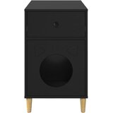  Mačja Kuća Crna 72 x 42.5 x 70 cm Konstruirano drvo | shoptok.hr