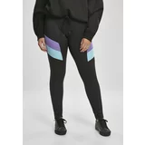 UC Ladies Women's Color Block Leggings Black/Ultraviolet