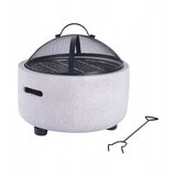 Bbq MEETING – Vrtno ložište s poklopcem i potpiračem, 43x43x38,5 cm | shoptok.hr