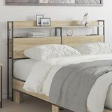 vidaXL Skladiščni naslon Sonoma Oak 150 cm Konstruiran les | Shoptok.si