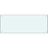  Kuhinjski zid 2 pcs Bijelo 100 x 40 cm Staklo otporno na udarce | shoptok.hr