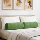  Valjkasti jastučići 2 pcs Svijetlo zelena Ø 25 x 70 cm | shoptok.hr
