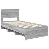  Krevetna konstrukcija Siva Sonoma 80 x 200 cm Konstruirano drvo | shoptok.hr