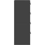 Kabinet za datoteke s predalom 2 pcs Črna 44 x 50 x 106.5 cm, (5000113062) | Shoptok.si