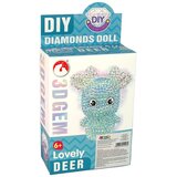  DIY set za izradu privjesaka plavi jelen Slike