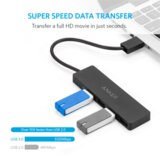 Anker razdelilnik Ultra Slim 4-port USB 3.0 - črn | Shoptok.si