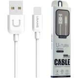 Usams U-TURN KABEL ZA LIGHTNING 1M WHITE CASE POLNILEC ZA IPHONE 2A, (21980338) | Shoptok.si