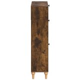  Ormar za cipele ALKMAAR 78 x 24 x 103 cm Konstruirano drvo - Dimljeni hrast | shoptok.hr