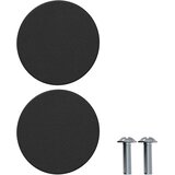  Gumbi za kabinetska vrata 12 pcs Crna M4 x 12 mm Željezo | shoptok.hr
