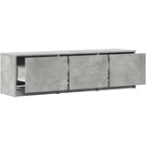 TV omarica z LED Betonsko siva 140 x 34 x 40 cm Konstruiran les, (5000202738) | Shoptok.si