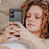 Techsuit Carbon Silicone maska za Xiaomi Poco X8 Pro – crna | Shoptok.si
