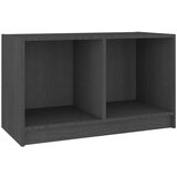 Maison Chic TV omarica - TV stojalo - Televizijska omarica siva 70x33x42 cm trdna borovina, (21701254) | Shoptok.si