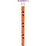  Brodski konop narančasti 8 mm 100 m od polipropilena | shoptok.hr