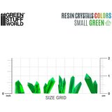 Green Stuff World Green Resin Crystals Small | Zelene smolaste kristale male 6–10mm (80 kom) | Eponuda.com