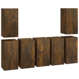 Furnova TV omarice 7 kosov dimljeni hrast 30,5x30x60 cm konstruiran les, (21923007) | Shoptok.si