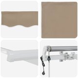  Povlačivi tende Bež 350 x 250 cm Tkanina i Aluminij | shoptok.hr