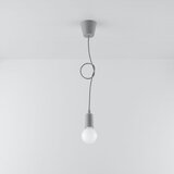 Sollux Lighting Obesna svetilka DIEGO 1 siva, (21348075) | Shoptok.si